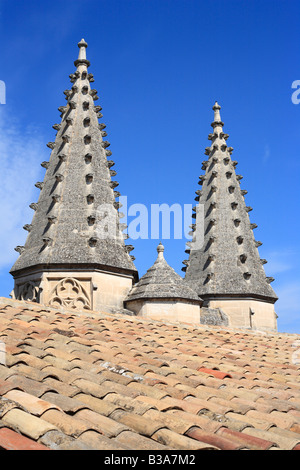 Papstpalast, UNESCO-Weltkulturerbe, Avignon, Vaucluse, Provence, Frankreich Stockfoto