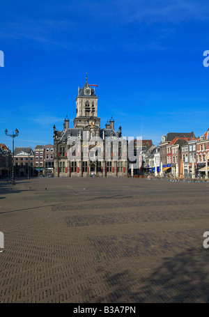 Stadhuis (Rathaus) (1618) am Marktplatz, Delft, Niederlande Stockfoto