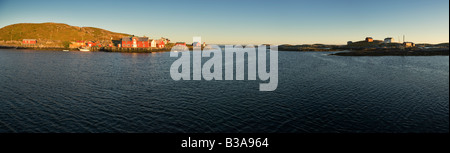 Pamorama-Ansicht. Sør-Gjæslingan in Vikna, Norwegen. Stockfoto