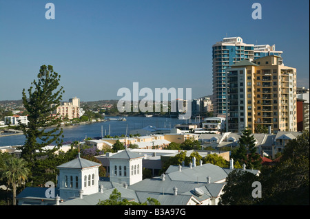 Australien, Queensland, Brisbane, Känguru-Sicht am Brisbane River aus Story-Brücke Stockfoto