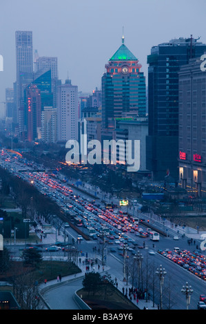 China, Peking, Chongwen District Jianguomennei Dajie Stockfoto