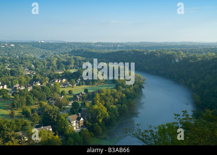 USA, Missouri Ozarks in der Nähe von Branson, Lake Taneycomo unterhalb des Table Rock Dam Stockfoto