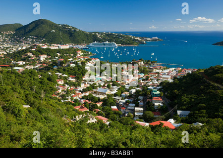 Karibik, US Virgin Islands, St. Thomas, Charlotte Amalie Stockfoto