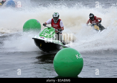 2007 Jet-Ski-Meisterschaften auf dem River Tees in Stockton on Tees Stockfoto