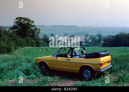 Volkswagen Golf Mk1 GLi Cabrio des Jahres 1983. Stockfoto