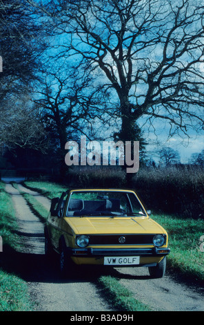 Volkswagen Golf Mk1 GLi Cabrio des Jahres 1983. Stockfoto