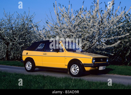 Volkswagen Golf Mk1 GLi Cabrio des Jahres 1983. Stockfoto