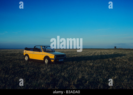 Volkswagen Golf Mk1 GLi Cabrio des Jahres 1983. Stockfoto