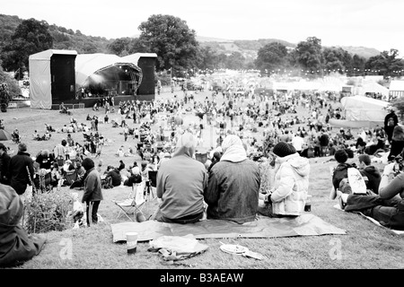 MainStage auf der Greenman Festival 2008 Glanusk Park Brecon Beacons Wales U K Stockfoto