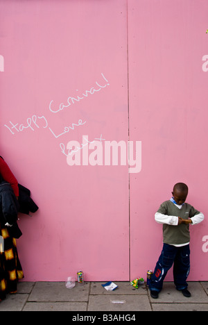 LONDON - AUGUST 2008. Notting Hill Carnival. Stockfoto