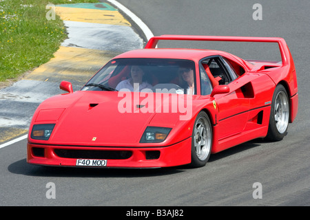 Ferrari F40 Knockhill Fife Schottland 2008 Stockfoto