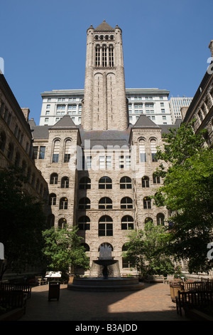 H H Richardson Meisterwerk in Granit Allegheny County Courthouse Pittsburgh Pennsylvania Stockfoto