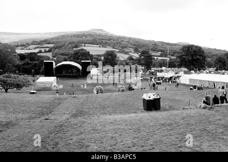 Main Stage, Greenman Festival 2008 Glanusk Park Brecon Beacons Wales U K Stockfoto