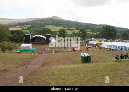 Main Stage, Greenman Festival 2008 Glanusk Park Brecon Beacons Wales U K Stockfoto