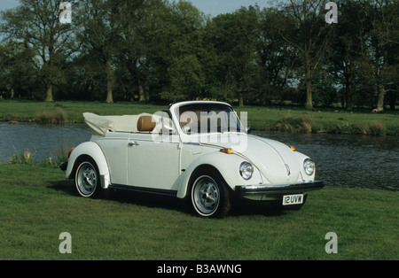 Volkswagen Käfer Cabriolet. Stockfoto