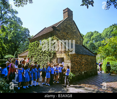 Captain Cook Cottage Fitzroy Gardens Melbourne Australien Stockfoto