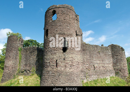 Grosmont Burg, eine zerstörte Festung in Grosmont, Monmouthshire Stockfoto