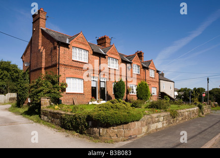 UK Cheshire Dunham auf den Hügel Dorf Eigenschaften im Naturschutzgebiet Stockfoto