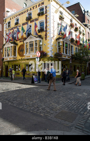 Oliver St. John Gogarty Pub, Temple Bar, Dublin, Irland Stockfoto