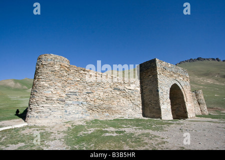 Tash Rabat Carivanserai in Kirgisistan Stockfoto