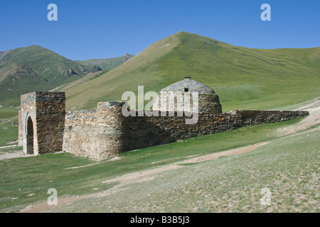 Tash Rabat Carivanserai in Kirgisistan Stockfoto