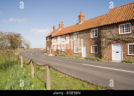 Das hübsche Dorf Burnham Overy Staithe Norfolk East Anglia uk Stockfoto