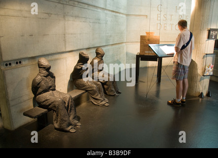 Eine Anzeige bei der internationalen Rotkreuz- und Rothalbmondmuseum in Genf Stockfoto