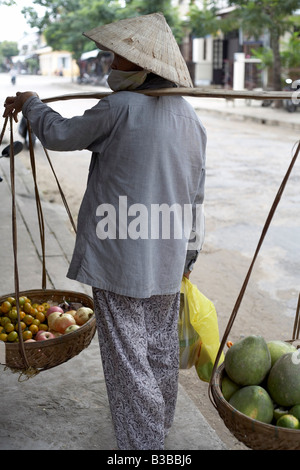 Straßenszene, Hoi an, Provinz Quang Nam, Vietnam Stockfoto