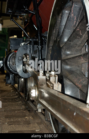 Ehemaligen Canadian Pacific Railway Nr. 3 Dampflokomotive aufgebaut in Winnipeg an der freiwilligen laufen zentrale Präriehund Stockfoto