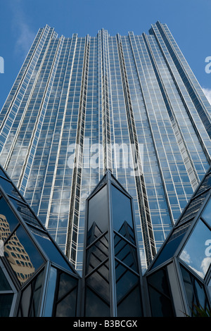 PPG Platz Glas und Stahl Marvel von Philip Johnson Pittsburgh Pennsylvania Stockfoto