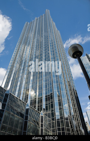 PPG Platz Glas und Stahl Marvel von Philip Johnson Pittsburgh Pennsylvania Stockfoto