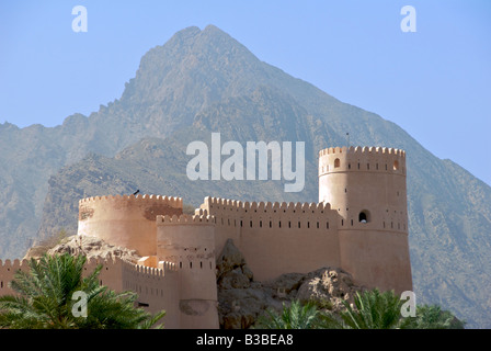 Nakhal Fort Al Batinah Region Sultanat von Oman Stockfoto