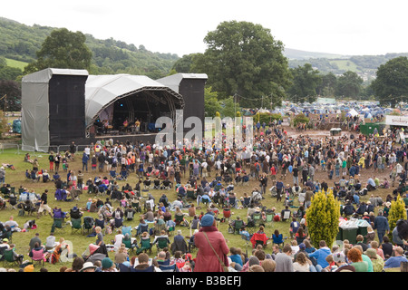 MainStage auf der Greenman Festival 2008 Glanusk Park Brecon Beacons Wales U K Stockfoto