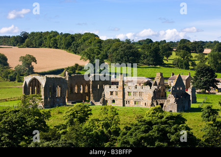 Ruinen der Abtei von Egglestone, County Durham, England, UK Stockfoto