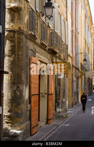 Straßenszenen in Aix-En-Provence-Frankreich Stockfoto