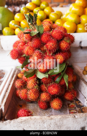 Nahaufnahme von Obst am Markt, Siem Reap, Kambodscha Stockfoto