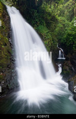 Escondida und La Paz Wasserfällen, Cordillera Central, Costa Rica Stockfoto