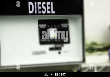 Eine Dieselpumpe, selektiven Fokus Stockfoto