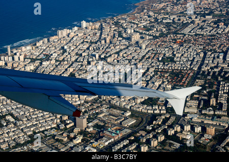 Israel, Tel Aviv. Nehmen Sie vom internationalen Flughafen Ben Gurion in Tel Aviv. Stockfoto