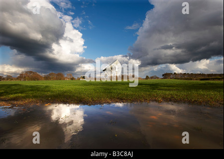 Lovell Radioteleskop Holmes Kapelle Cheshire UK Stockfoto