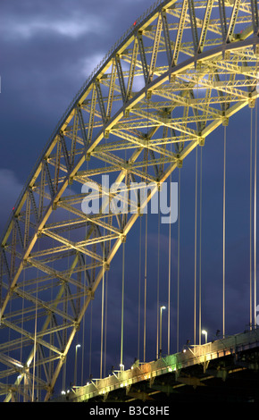 Runcorn Brücke Runcorn Cheshire UK Stockfoto