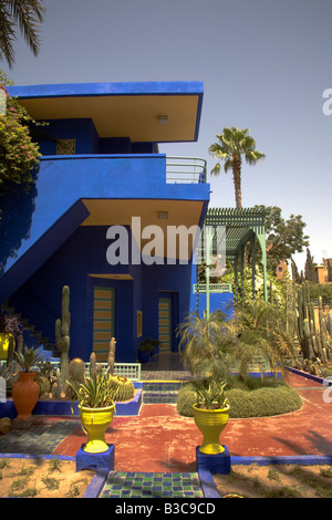 Majorelle Gärten: Jardin Majorelle und das Museum für islamische Kunst Stockfoto