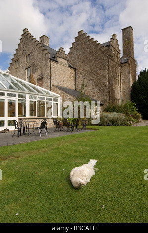 außen - Y Faenol Fawr Luxus Landhotel Bodelwyddan North Wales UK - ein tudor Ära Gebäude Stockfoto