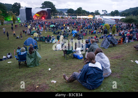 MainStage auf der Greenman Festival 2008 Glanusk Park Brecon Beacons Wales U K Stockfoto