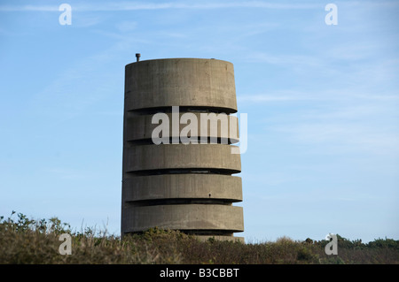 Deutschen Turm am Lihou Punkt Guernsey, Channel Islands Stockfoto