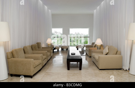 Phantasie und minimal Wohnzimmer Stockfoto