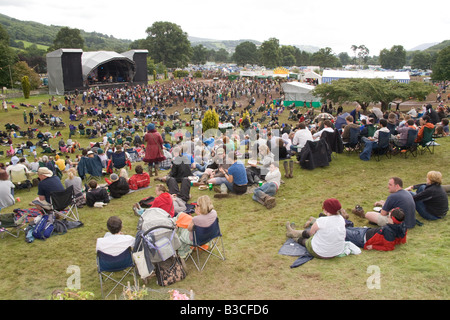 MainStage auf der Greenman Festival 2008 Glanusk Park Brecon Beacons Wales U K Stockfoto