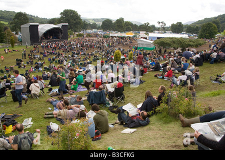 MainStage auf der Greenman Festival 2008 Glanusk Park Brecon Beacons Wales U K Stockfoto