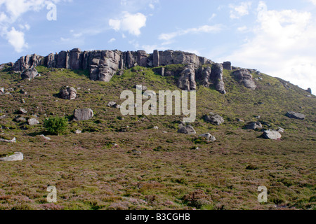 Blick auf die Simonside Gratwanderung, Northumberland, UK Stockfoto