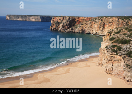 Praia de Beliche Sagres Algarve Portugal Stockfoto